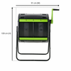 Image of 180L Door Open with compost dimensions image 2