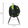 Image of 180L Door Open with compost dimensions