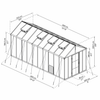 Image of Glory Greenhouse With Dimensions