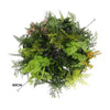 Image of Roof Hanging Disc With Artificial Plants Black Frame 60cm diameter