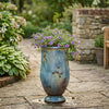 Image of Blue Azure Traditional French Anduze Olive Jar