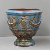 Image of Blue Azure Traditional French Anduze Coupe Planter
