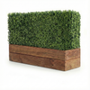Image of Artificial Boxwood Freestanding Hedge 75cm x 1m x 30cm UV Stable
