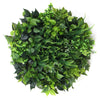 Image of Mixed Fern And Ivy Artificial Green Wall 80cm White Main View