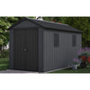 Image of Keter Newton Plus Shed 7.5x13 (2.3 x 4.1m) In The Garden Side Entry