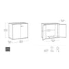 Image of Keter Patio Store Shed 1000L Dimensions