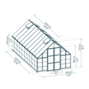 Image of Maze Balance Greenhouse Assembled Dimensions