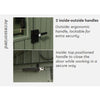 Image of Keter Working / Potting 6x8 Shed - Green Accessorized