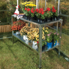 Image of Palram Steel Work Bench In The Garden With Flowers and Pots