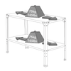 Image of Palram Steel Work Bench Weight