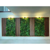 Image of Artificial Country Fern Recycled Vertical Garden Panel Installed Indoor Full View