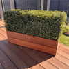 Image of Artificial Natural Buxus Freestanding Hedge 50cm x 1m x 30cm