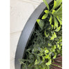Image of 60cm Colour Fresh Artificial Green Wall Disc UV Stabilised - Matt Grey