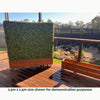 Image of Artificial Boxwood Freestanding Hedge 75cm x 1m x 30cm UV Stable