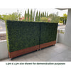 Image of Artificial Mixed Boxwood Freestanding Hedge 1m x 1m x 30cm