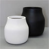 Image of Lightweight Sierra Caneco Pots White and Black Together