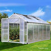 Image of 3.1m x 2.5m Polycarbonate Aluminium Greenhouse