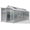 Image of 4.2m x 1.9m Polycarbonate Aluminium Greenhouse
