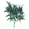 Image of Artificial Dark Green Tipped Willow Oak Stem 30cm UV Stabilised
