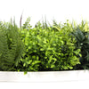 Image of Artificial Green Wall Disc Art 80cm Green Field UV Resistant - White