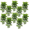 Image of Artificial Variegated Philodendron Hanging Plant Foliage Bunch 100cm
