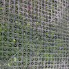 Image of Rear mesh of the Artificial White Tropics Vertical Garden Wall Panel