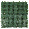 Image of rear mesh of flowering buxus artificial plant panel