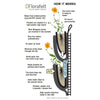 Image of FLORAFELT 12 POCKET MODULAR PLEATED FELT VERTICAL GARDEN
