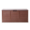 Image of Gardeon 290L Outdoor Lockable Storage Box - Chocolate