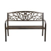 Image of Gardeon Cast Iron Victorian Garden Bench Seat - Bronze