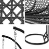 Image of Gardeon Outdoor Double Hanging Egg Chair Swing - Black