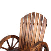 Image of Gardeon Outdoor Wooden Wagon Wheel Chair