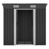 Image of Giantz 1.94 x 1.21m metal Base Garded Shed - Grey
