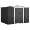 Image of Giantz 2.05 x 2.57m Steel Base Garden Shed - Grey
