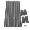 Image of Green Fingers 120 x 90cm Raised Garden Bed Set of 2 - Grey