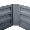 Image of Green Fingers 150cm x 90cm Raised Garden Bed Set of 2 - Charcoal