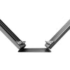 Image of Green Fingers 210cm x 90cm Raised Garden Bed Set of 2 - Charcoal