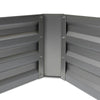Image of Green Fingers 210cm x 90cm Raised Garden Bed Set of 2 - Charcoal