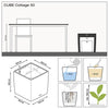 Image of Lechuza CUBE Cottage 50