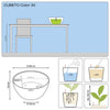 Image of Lechuza Cubeto 30 Self Watering Pot - 30cm