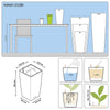 Image of Lechuza Maxi Cubi Self Watering Pot