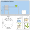 Image of Lechuza Puro 20 Diameter Self Watering Pot - 20cm