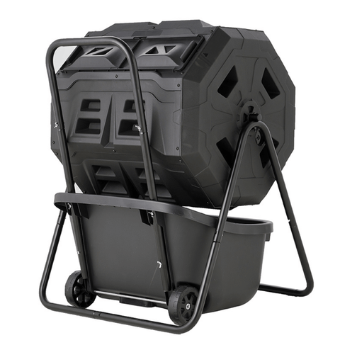 Maze 160L Roto Twin Compost Tumbler With Cart