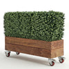 Image of Artificial Natural Buxus Freestanding Hedge 50cm x 1m x 30cm