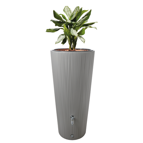 Rainwater Tank With Plants