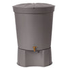 Image of Gray 300L Lanzarote MiniTank with a  tap on a white background

