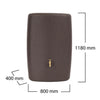 Image of Stylish 300L Water Tank with Woven Mocca Finish