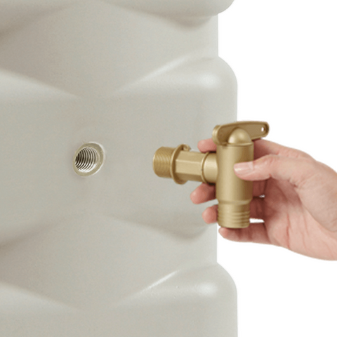 Tall Water Storage Tank With Faucet