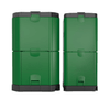 Image of aerobin 200 litre compost bin front and side view