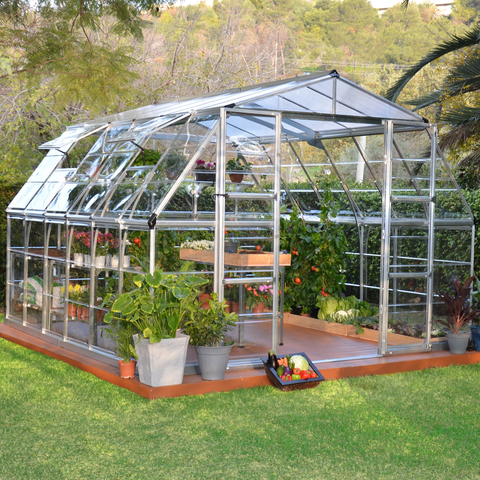 Palram Americana 12x12 Greenhouse In The Garden